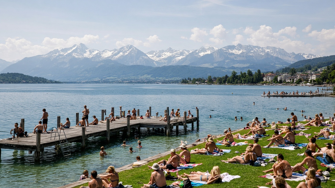Zurich Clears the Lake Shore After a Saturday 1 August