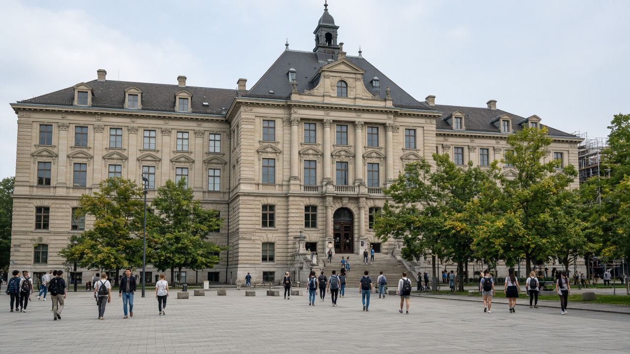 The University of Zurich main building in late summer